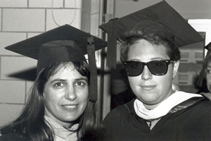 Rachel Morris (left) with Maggie Kocevar '90